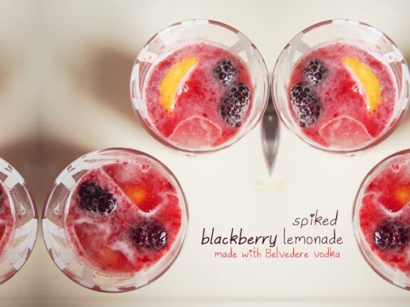 Fresh Holiday Drink Alert: Spiked Blackberry Lemonade (Recipe)